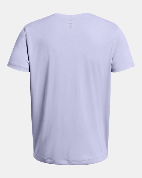 Men's UA Launch Short Sleeve, Purple, pdpMainDesktop image number 3